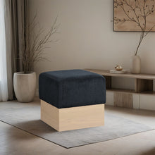 Load image into Gallery viewer, Havre - Ottoman / Stool With Natural Base