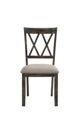 Load image into Gallery viewer, Claudia II - Weathered Side Chair (Set of 2) - Beige / Gray