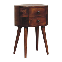 Load image into Gallery viewer, Mini Rounded Nightstand - Chestnut