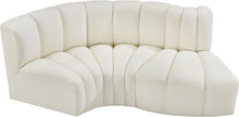Load image into Gallery viewer, Arc - Faux Leather 3 Piece Modular L-Shaped Sofa