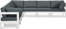 Load image into Gallery viewer, Nizuc - Outdoor Patio 7 Piece Modular Sectional With White Frame