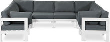Load image into Gallery viewer, Nizuc - Outdoor Patio 8 Piece Modular Sectional With White Frame