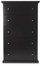 Load image into Gallery viewer, Maribel - Five Drawer Chest - Black