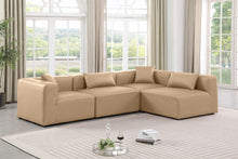 Load image into Gallery viewer, Cube - 4 Piece Modular Corner Sectional - Tan