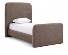 Load image into Gallery viewer, Fira - Linen Textured Fabric Upholstered Bed