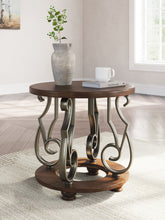 Load image into Gallery viewer, Frallyn - Round End Table - Dark Brown
