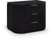 Load image into Gallery viewer, Astrid - Solid Wood And Oak Veneer Nightstand
