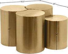 Load image into Gallery viewer, Dimple - 20" 4 Piece Modular Coffee Table