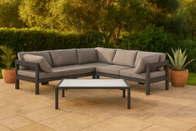 Load image into Gallery viewer, Nizuc - Outdoor Patio 5 Piece Modular Sectional With Gray Frame