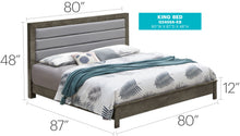 Load image into Gallery viewer, Transitional Modern Design Bed