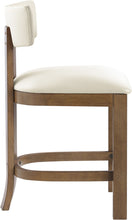 Load image into Gallery viewer, Lavrin - Vegan Leather Upholstered Counter Stool (Set of 2) - Walnut Base