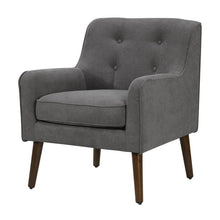 Load image into Gallery viewer, Ryder - Mid Century Modern Woven Fabric Tufted Armchair