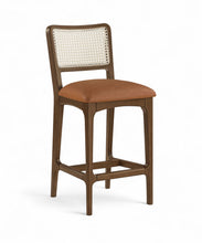 Load image into Gallery viewer, Atrium - Counter Stool With Brushed Brown Base (Set of 2)