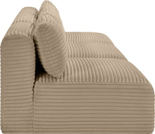 Load image into Gallery viewer, Shaggy - Fabric 3 Seat Modular Armless Sofa