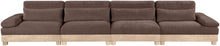 Load image into Gallery viewer, Turin - Chenille Fabric Upholstered Modular Sectional - Brown