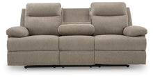 Load image into Gallery viewer, Side-Swipe Reclining Sofa with Drop Down Table