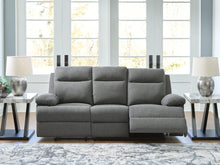 Load image into Gallery viewer, Side-Swipe Reclining Sofa with Drop Down Table