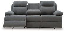 Load image into Gallery viewer, Side-Swipe Reclining Sofa with Drop Down Table