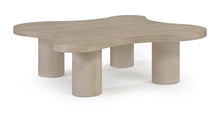 Load image into Gallery viewer, Cove - 48" Oak Veneer And Solid Wood Coffee Table