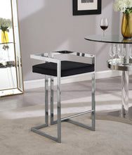 Load image into Gallery viewer, Ezra - Stool with Chrome Legs (Set of 2)