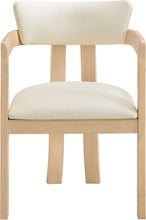 Load image into Gallery viewer, Lavrin - Vegan Leather Dining Arm Chair (Set of 2) - Natural Base