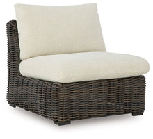 Load image into Gallery viewer, Kimora - Armless Chair With Cushion - Beige / Dark Brown