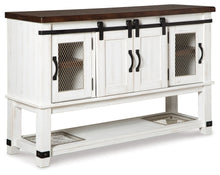 Load image into Gallery viewer, Valebeck - Dining Room Server - White / Brown