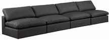Load image into Gallery viewer, Comfy - Faux Leather Modular Armless Sofa 4 Seats