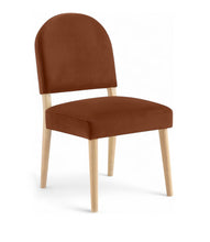 Load image into Gallery viewer, Varinelle - Velvet Dining Chair (Set of 2) - Natural Frame