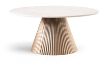 Load image into Gallery viewer, Cindra - Genuine Marble Top And Iron Base Table