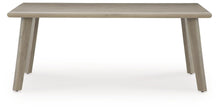 Load image into Gallery viewer, Cliff Trails - Rectangle Dining Table With Umbrella Option - Beige