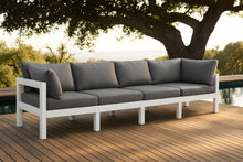 Load image into Gallery viewer, Nizuc - Outdoor Patio 4 Seat Modular Sofa With White Frame