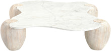 Load image into Gallery viewer, Liona - Marble And Acacia Wood Coffee Table