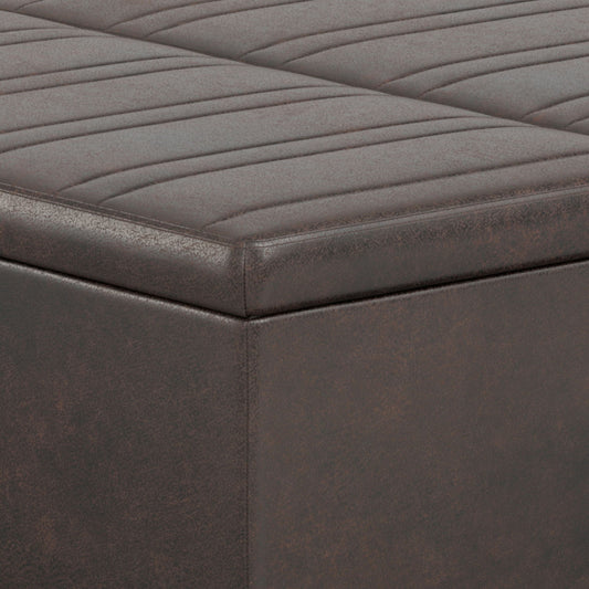Ellis - Upholstered Coffee Table Storage Ottoman