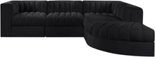 Load image into Gallery viewer, Rummi - Velvet Performance Fabric Upholstered 5 Piece Modular Sectional
