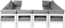 Load image into Gallery viewer, Nizuc - Outdoor Patio 10 Piece Modular Sectional With White Frame