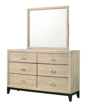 Load image into Gallery viewer, Crown Mark Furniture Akerson 6 Drawer Dresser in Beige