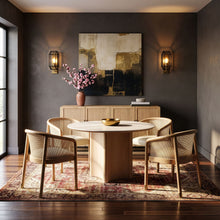 Load image into Gallery viewer, Sylvan - Vegan Leather Dining Chair (Set of 2) - Natural Frame