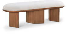 Load image into Gallery viewer, Wilshire - Bench With Brown Base - Cream