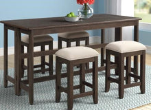 Load image into Gallery viewer, Lindsey - Stool (Set of 2) - Ebony / Beige