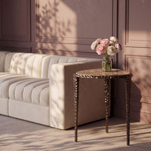 Load image into Gallery viewer, Gild - Aluminum Base And Genuine Marble Top Table - Bronze Finish