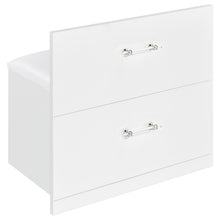 Load image into Gallery viewer, Flora Makeup Vanity Table with LED Mirror and Stool