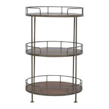 Load image into Gallery viewer, Round Butler Tray Table - Chestnut