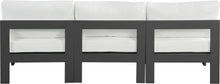 Load image into Gallery viewer, Nizuc - Outdoor Patio 3 Seat Armless Modular Sofa With Gray Frame