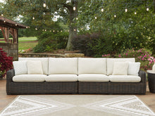 Load image into Gallery viewer, Kimora - Raf/Laf Loveseat With Cushion (Set of 2) - Beige / Dark Brown