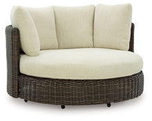 Load image into Gallery viewer, Kimora - Swivel Lounge Chair With Cushion - Beige / Dark Brown