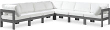 Load image into Gallery viewer, Nizuc - Outdoor Patio 7 Piece Modular Sectional With Gray Frame
