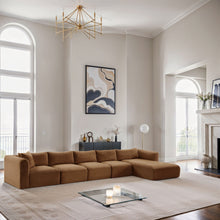 Load image into Gallery viewer, Shaggy - Fabric 5 Piece Modular Sectional With Chaise