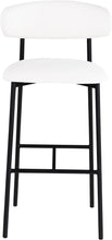 Load image into Gallery viewer, Lupita - Vegan Leather Upholstered Bar Stool With Matte Black Frame (Set of 2)
