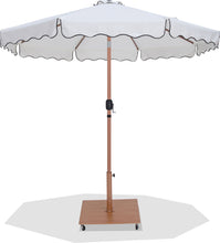 Load image into Gallery viewer, Amalfi - Aluminum Patio Umbrella - Light Brown Base / Light Brown Pole